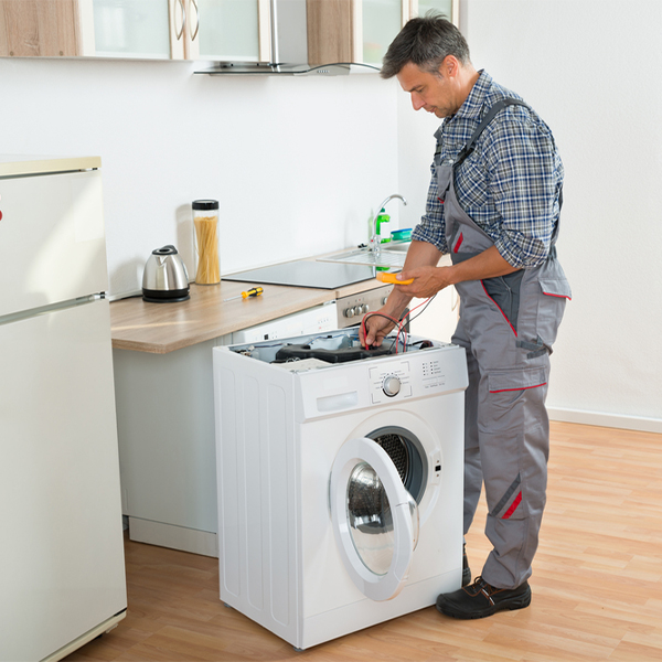 can you walk me through the steps of troubleshooting my washer issue in Sterling Forest